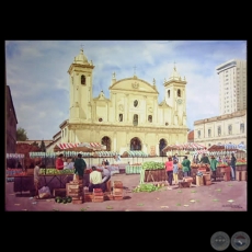 CATEDRAL METROPOLITANA,  ASUNCIÓN - Acuarela de EMILI APARICI